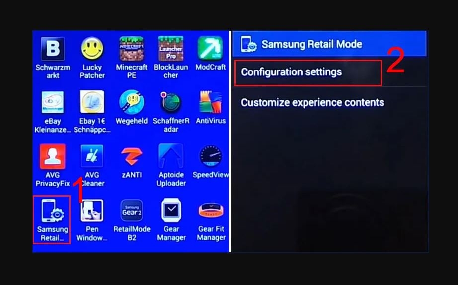 Cách tắt chế độ Retail Samsung trên dòng điện thoại